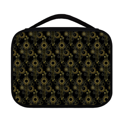 Gold Sun And Moon Pattern Print Classic Bible Case