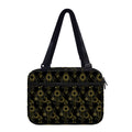 Gold Sun And Moon Pattern Print Double Strap Bible Bag