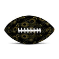Gold Sun And Moon Pattern Print Rugby Ball