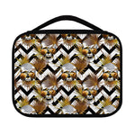 Gold Tropical Skull Pattern Print Classic Bible Case
