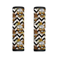 Gold Tropical Skull Pattern Print Handle Covers