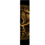 Gold Viking God Odin And Crow Print Table Runner