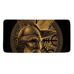 Gold Viking God Odin And Crow Print Towel