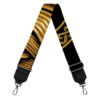 Gold Viking Norse God Odin Print Bag Strap