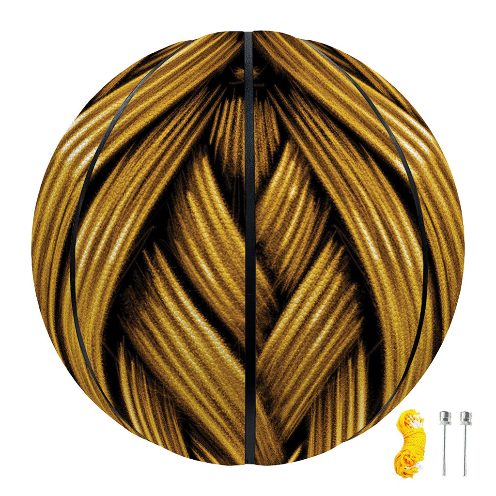 Gold Viking Norse God Odin Print Basketball