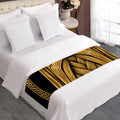 Gold Viking Norse God Odin Print Bed Runner