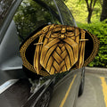 Gold Viking Norse God Odin Print Car Side Mirror Covers