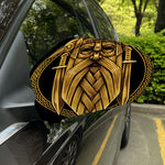 Gold Viking Norse God Odin Print Car Side Mirror Covers