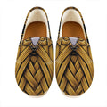 Gold Viking Norse God Odin Print Casual Shoes