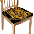Gold Viking Norse God Odin Print Chair Cushion Cover