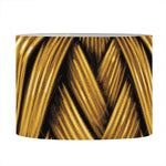 Gold Viking Norse God Odin Print Drum Lamp Shade