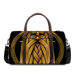 Gold Viking Norse God Odin Print Duffle Bag