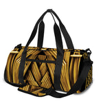 Gold Viking Norse God Odin Print Gym Bag