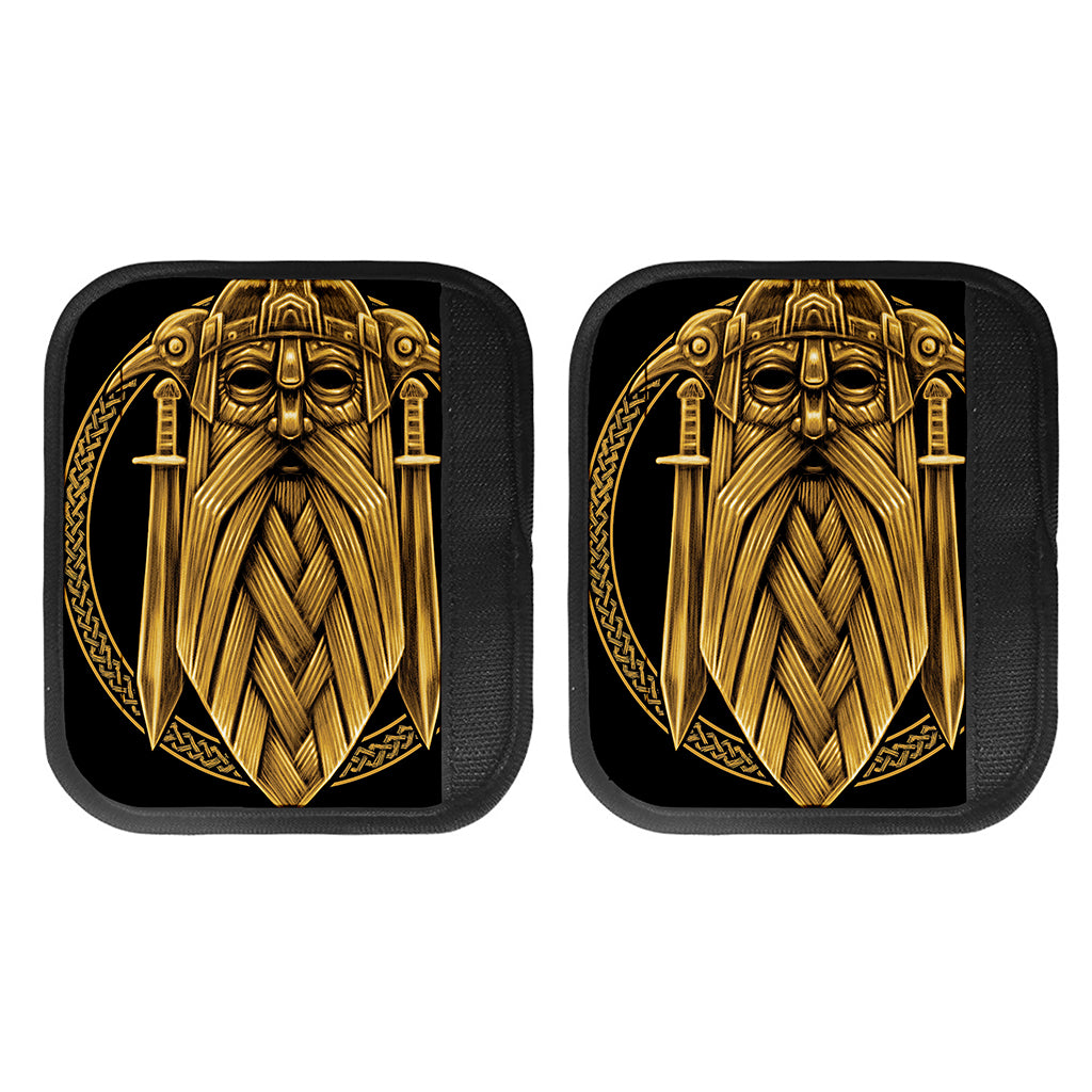 Gold Viking Norse God Odin Print Handle Covers