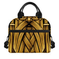 Gold Viking Norse God Odin Print Insulated Lunch Bag