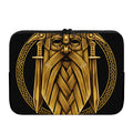 Gold Viking Norse God Odin Print Laptop Sleeve