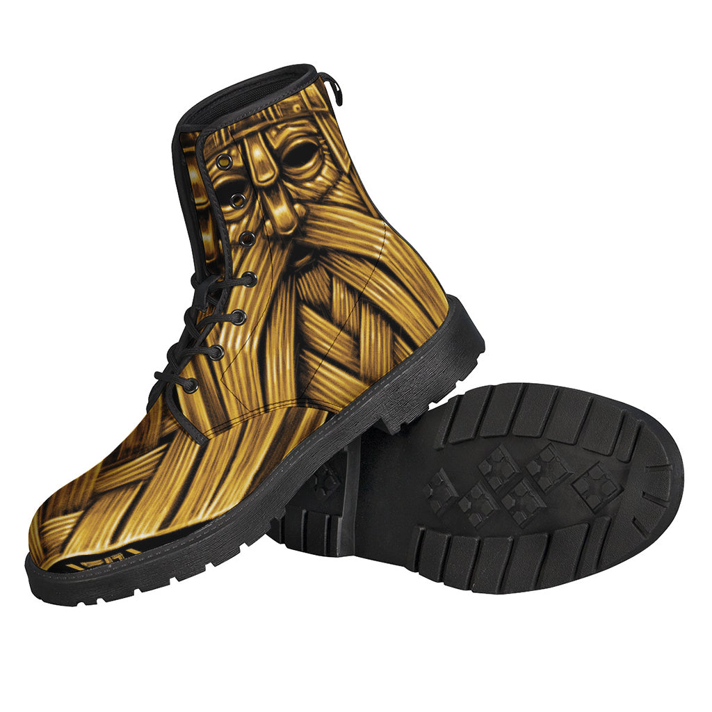 Gold Viking Norse God Odin Print Backpack