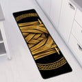 Gold Viking Norse God Odin Print Long Kitchen Mat