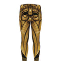 Gold Viking Norse God Odin Print Men's Leggings