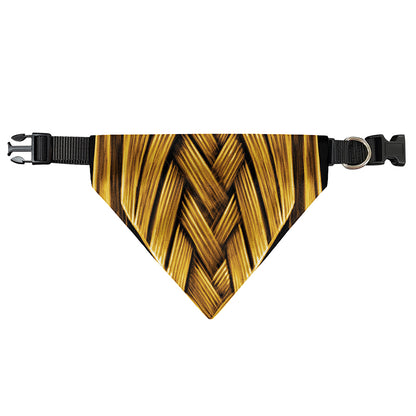 Gold Viking Norse God Odin Print Over The Collar Dog Bandana