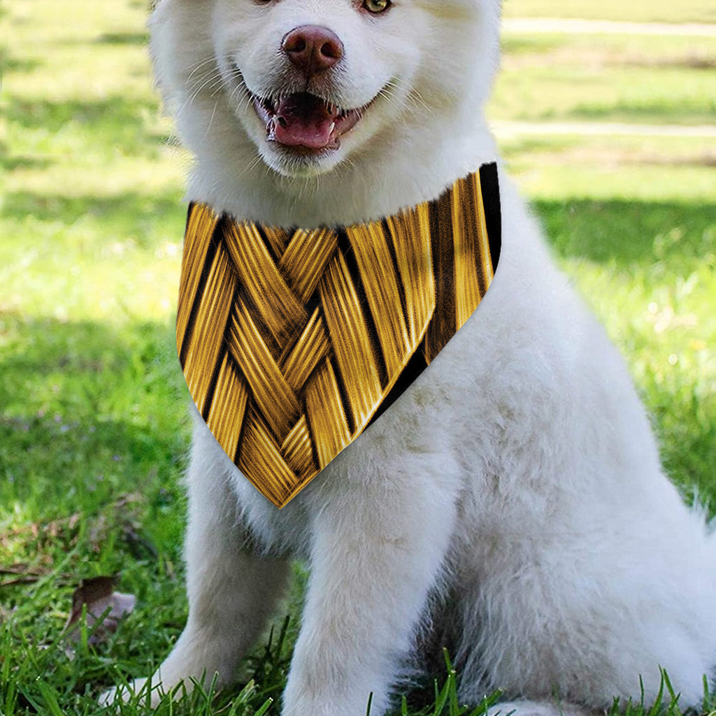 Gold Viking Norse God Odin Print Over The Collar Dog Bandana