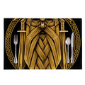 Gold Viking Norse God Odin Print Placemat