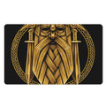 Gold Viking Norse God Odin Print Polyester Doormat