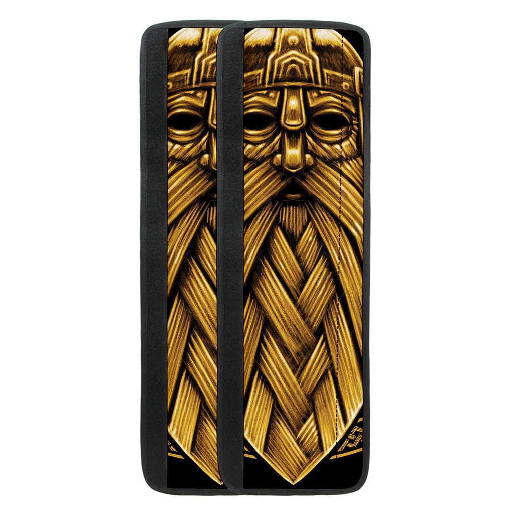 Gold Viking Norse God Odin Print Refrigerator Handle Covers