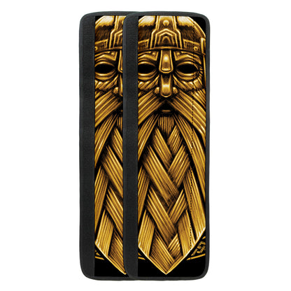 Gold Viking Norse God Odin Print Refrigerator Handle Covers