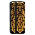 Gold Viking Norse God Odin Print Refrigerator Handle Covers