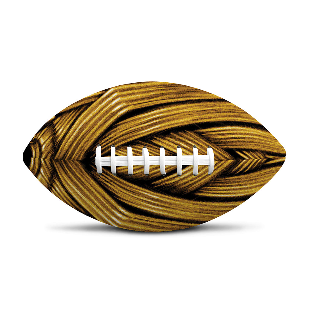 Gold Viking Norse God Odin Print Rugby Ball