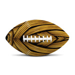Gold Viking Norse God Odin Print Rugby Ball