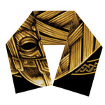 Gold Viking Norse God Odin Print Scarf