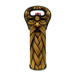 Gold Viking Norse God Odin Print Single Neoprene Wine Tote