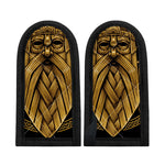 Gold Viking Norse God Odin Print Skillet Handle Cover
