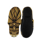 Gold Viking Norse God Odin Print Slippers
