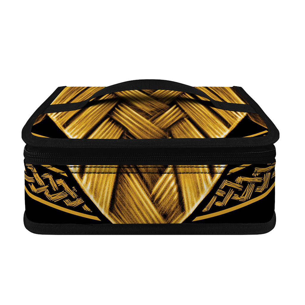 Gold Viking Norse God Odin Print Small Lunch Bag