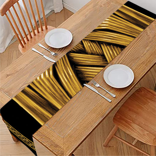 Gold Viking Norse God Odin Print Table Runner