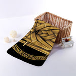 Gold Viking Norse God Odin Print Towel