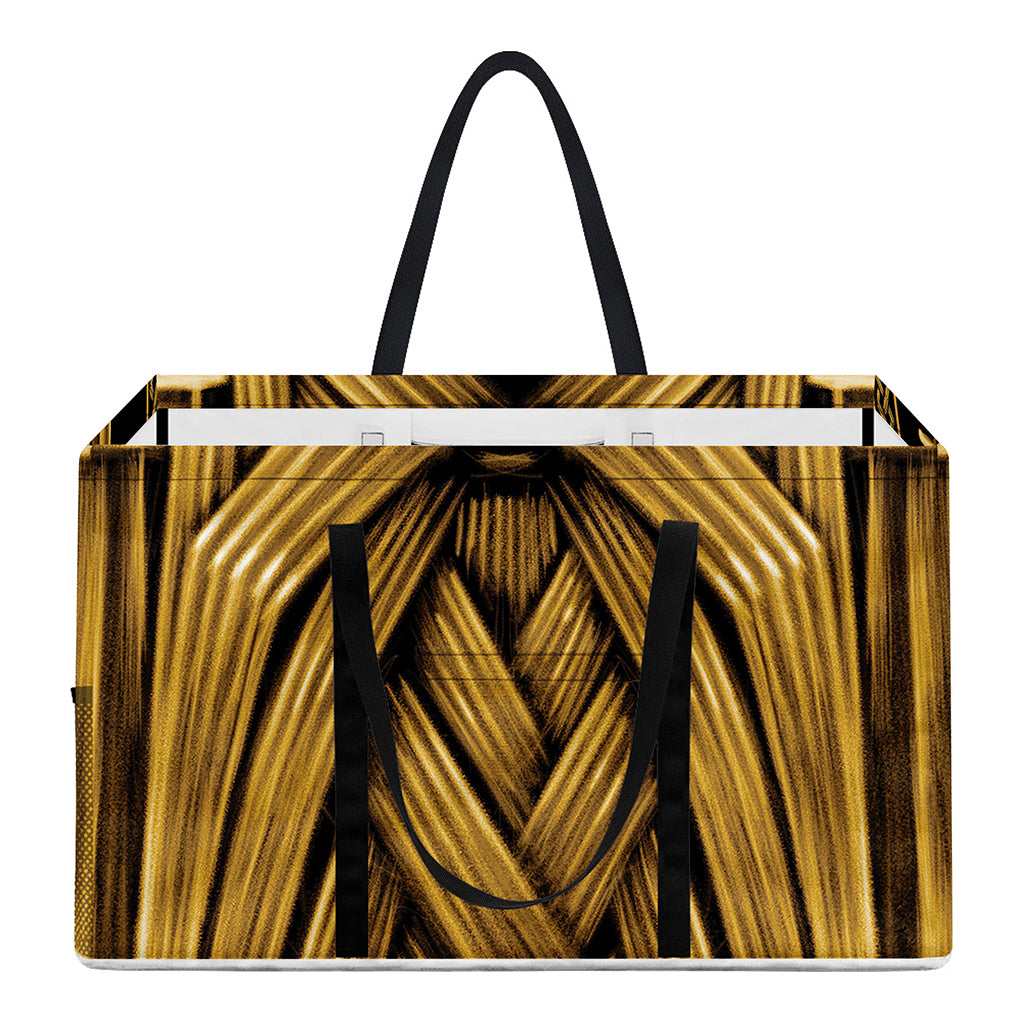 Gold Viking Norse God Odin Print Utility Tote Bag