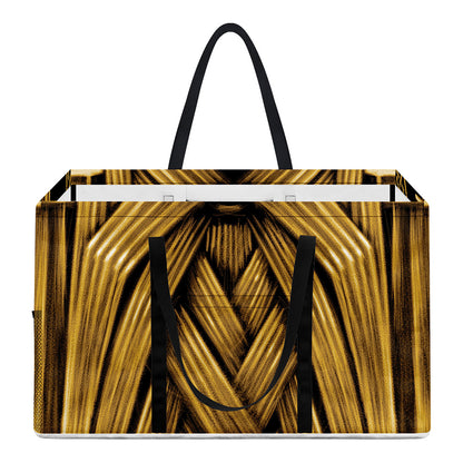 Gold Viking Norse God Odin Print Utility Tote Bag