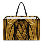 Gold Viking Norse God Odin Print Utility Tote Bag