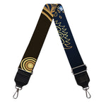 Gold Yin Yang Mandala Print Bag Strap