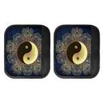 Gold Yin Yang Mandala Print Handle Covers