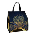 Gold Yin Yang Mandala Print Insulated Lunch Tote