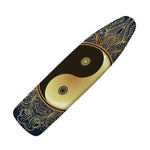Gold Yin Yang Mandala Print Ironing Board Cover