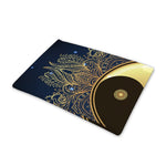 Gold Yin Yang Mandala Print Pet Cooling Mat Cover