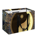 Gold Yin Yang Mandala Print Utility Tote Bag