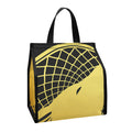 Golden Bohemian Howling Wolf Print Insulated Lunch Tote