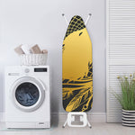 Golden Bohemian Howling Wolf Print Ironing Board Cover